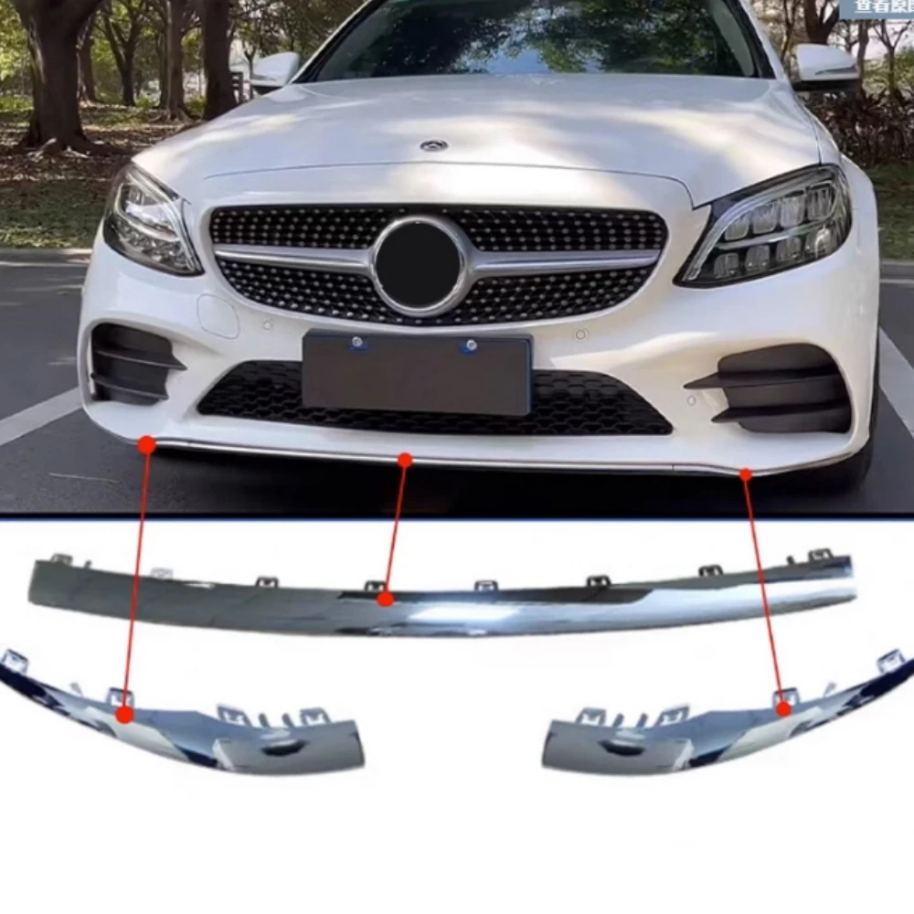 Front bumper bright strip electroplating strip 2058858602 2058858702 2058858802 For Benz W205 C180 C200 C260 C300 2019-2021
Front bumper bright strip electroplating strip 2058858602 2058858702 2058858802 For Benz W205 C180 C200 C260 C300 2019-2021