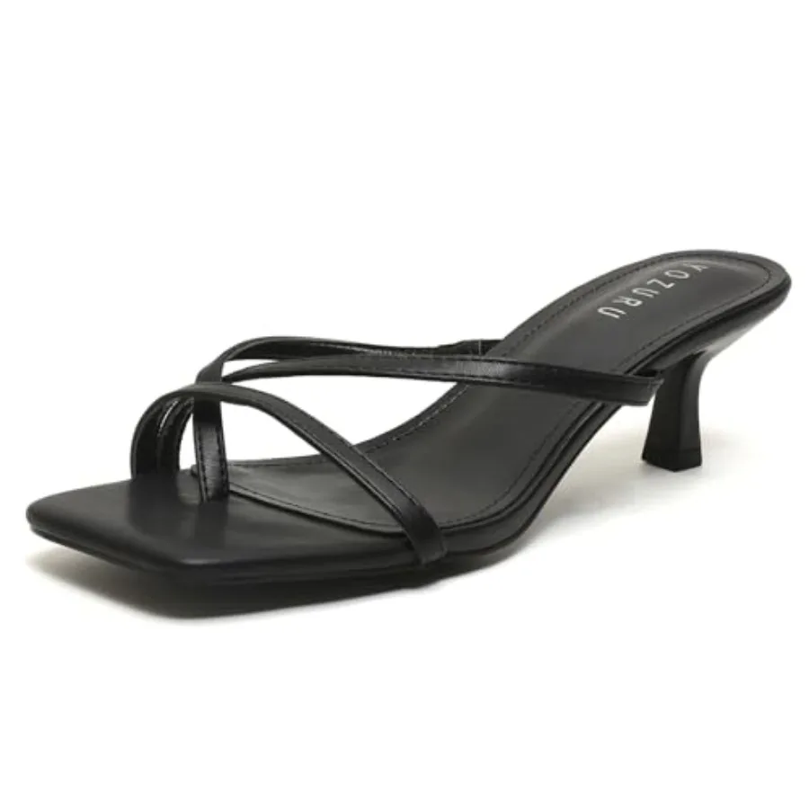 Yozuru Womens Kitten Heels Square Open Toe Flip Flops Dressy Summer Sandals Low Heels Strappy Thong Heeled Sandals
Yozuru Womens Kitten Heels Square Open Toe Flip Flops Dressy Summer Sandals Low Heels Strappy Thong Heeled Sandals