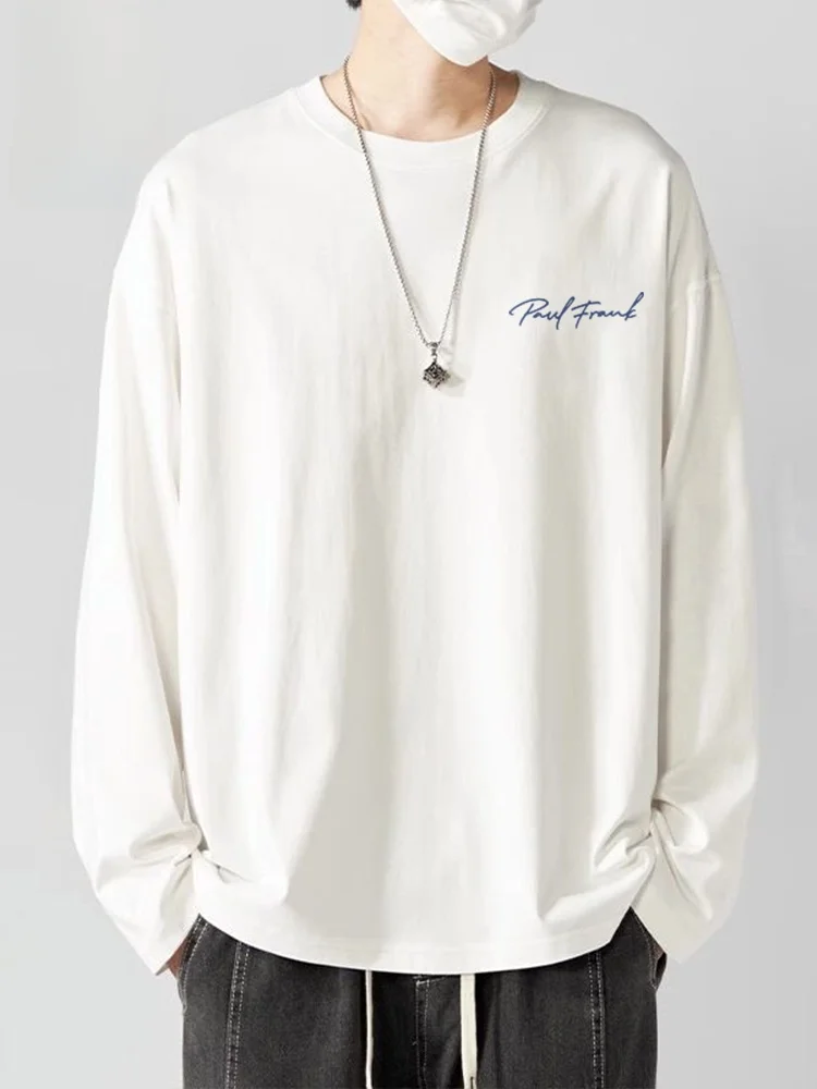 Мужская свободная футболка Large Mouth Monkey White Long Sve для весны и лета, модная, хлопковая, дышащая, с круглым вырезом
Мужская свободная футболка Large Mouth Monkey White Long Sve для весны и лета, модная, хлопковая, дышащая, с круглым вырезом