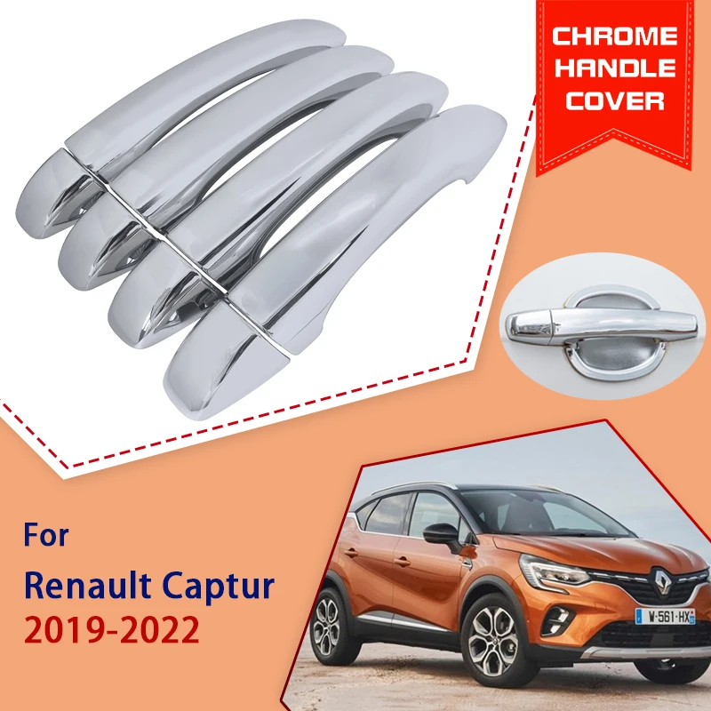 Хромированная накладка на дверную ручку автомобиля для Renault Captur MK2 JB JE 2019 2020 2021 2022, роскошные внешние запчасти, аксессуары, наклейки, отделка
Хромированная накладка на дверную ручку автомобиля для Renault Captur MK2 JB JE 2019 2020 2021 2022, роскошные внешние запчасти, аксессуары, наклейки, отделка