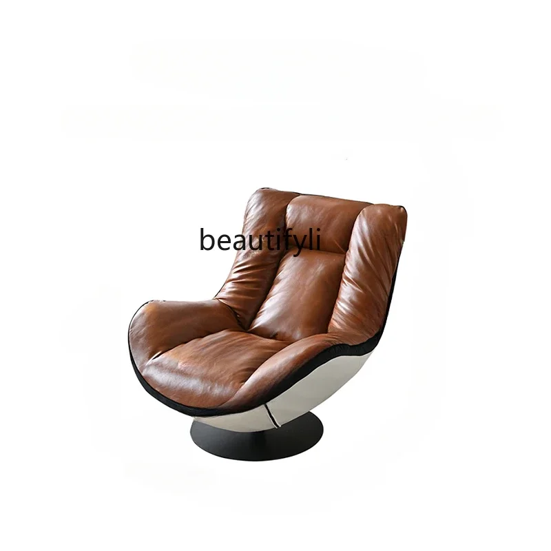 C Single sofa chair antique living room balcony oil wax leather casual rotating leather lazy sofa
C Single sofa chair antique living room balcony oil wax leather casual rotating leather lazy sofa