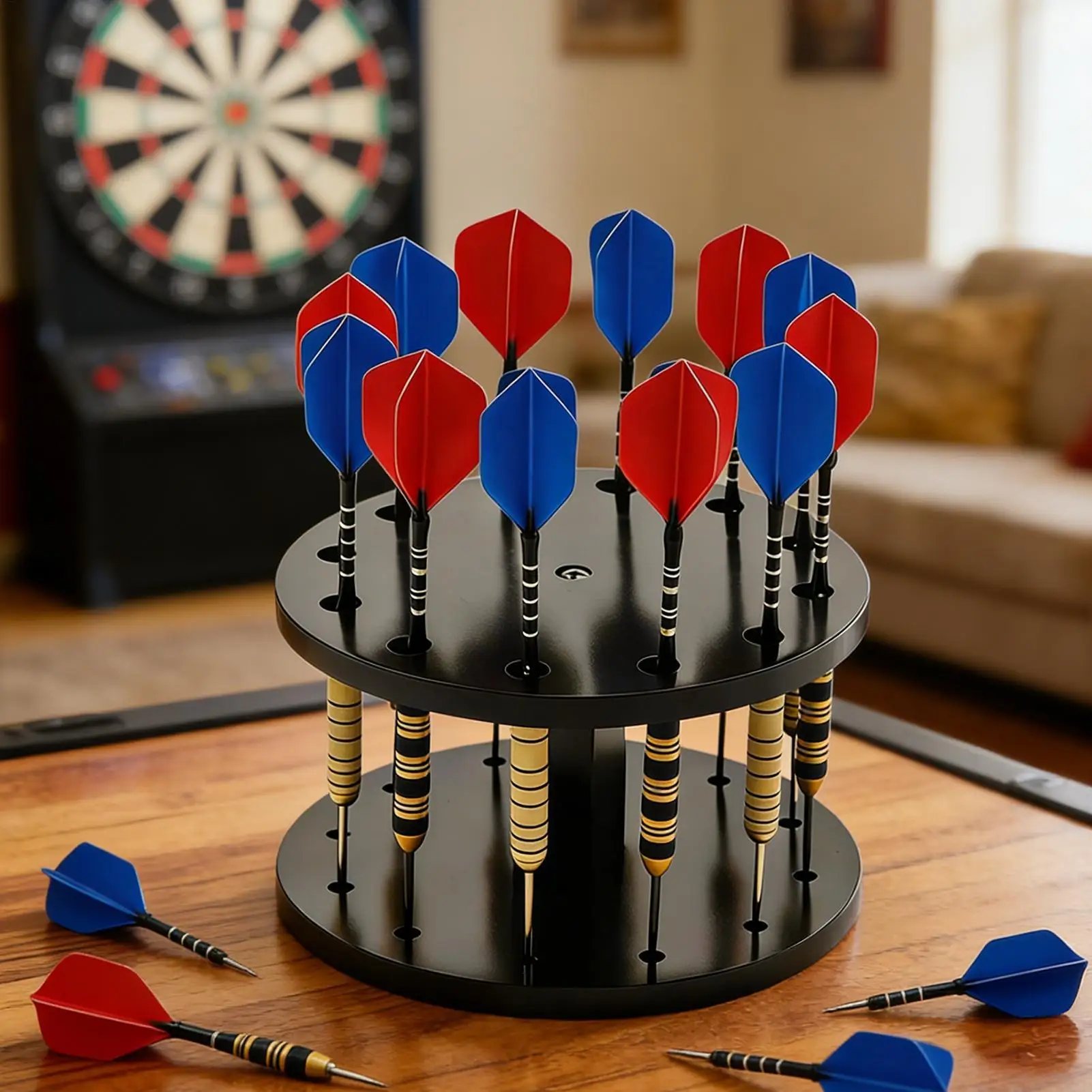 Акриловая подставка для дротиков на 12 слотов, легкая круглая настольная подставка для дротиков, деревянный держатель для дротиков, аксессуар
Акриловая подставка для дротиков на 12 слотов, легкая круглая настольная подставка для дротиков, деревянный держатель для дротиков, аксессуар