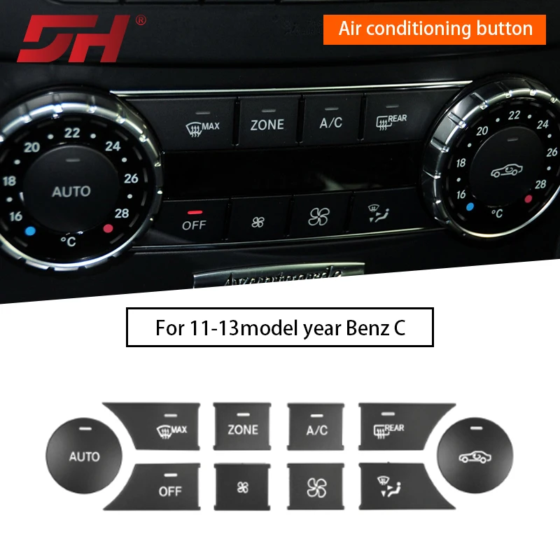 The car air conditioning control button is suitable for Mercedes Benz C-Class 2011-2013 CLS 2011-2017
The car air conditioning control button is suitable for Mercedes Benz C-Class 2011-2013 CLS 2011-2017