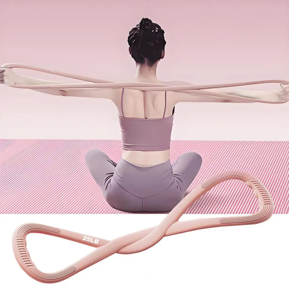 Silicone Fitness Resistance Band Anti-slip Figure 8 Exercise Elastic Strap 25/35Lbs Men Women Arm Shoulder Stretch Strength Trai
Silicone Fitness Resistance Band Anti-slip Figure 8 Exercise Elastic Strap 25/35Lbs Men Women Arm Shoulder Stretch Strength Trai