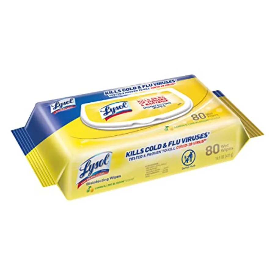 Lysol Handi-Pack Disinfecting Wipes, Brighter Horizon, Country Scent, Pack of 4 - 320ct Total
Lysol Handi-Pack Disinfecting Wipes, Brighter Horizon, Country Scent, Pack of 4 - 320ct Total