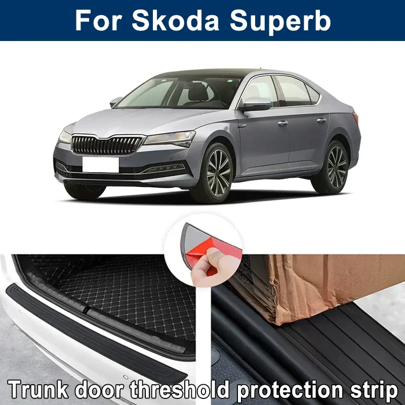 Car Trunk Sill Anti-scratch Guard Strip For Skoda Superb - Rear Bumper Rubber Protector Decorative Cover Sticker
Car Trunk Sill Anti-scratch Guard Strip For Skoda Superb - Rear Bumper Rubber Protector Decorative Cover Sticker