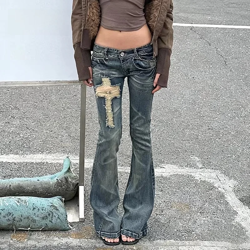 2000s Japanese Jeans Pants Women Low Waist Denim Pant Streetwear American Retro Y2k Trousers Jeans Slim E-girls Jeans
2000s Japanese Jeans Pants Women Low Waist Denim Pant Streetwear American Retro Y2k Trousers Jeans Slim E-girls Jeans