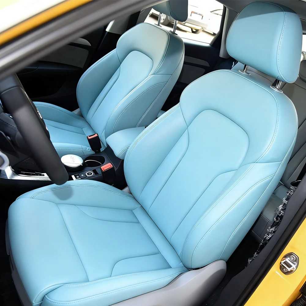 Специальные чехлы для сидений автомобиля Audi Q3 2013-2016 из искусственной кожи, полностью закрывающие сиденья, аксессуары для интерьера
Специальные чехлы для сидений автомобиля Audi Q3 2013-2016 из искусственной кожи, полностью закрывающие сиденья, аксессуары для интерьера