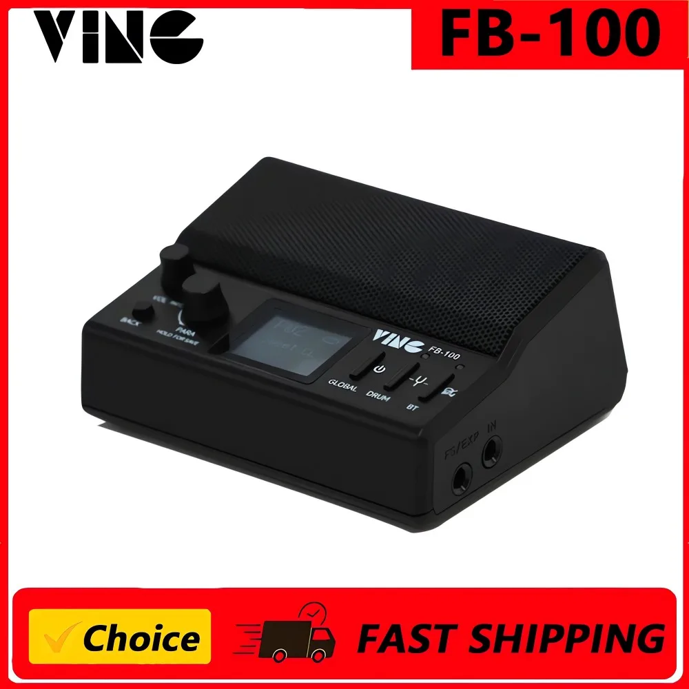 VING FB-100 Portable Effects Guitar Amplifier Multi-Tone Bluetooth Sound Card Supports Mobile OTG
VING FB-100 Portable Effects Guitar Amplifier Multi-Tone Bluetooth Sound Card Supports Mobile OTG