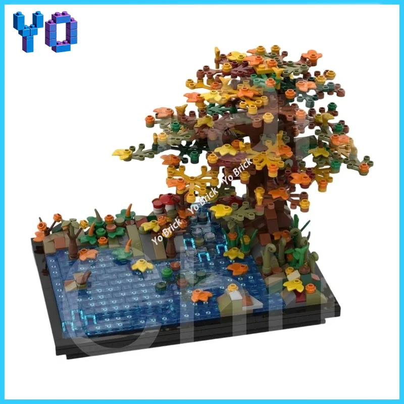 Autumn Foliage Tree on a Lake MOC Building Bricks, Beautiful Nature Lakeside Kit for Hobbyists
Autumn Foliage Tree on a Lake MOC Building Bricks, Beautiful Nature Lakeside Kit for Hobbyists