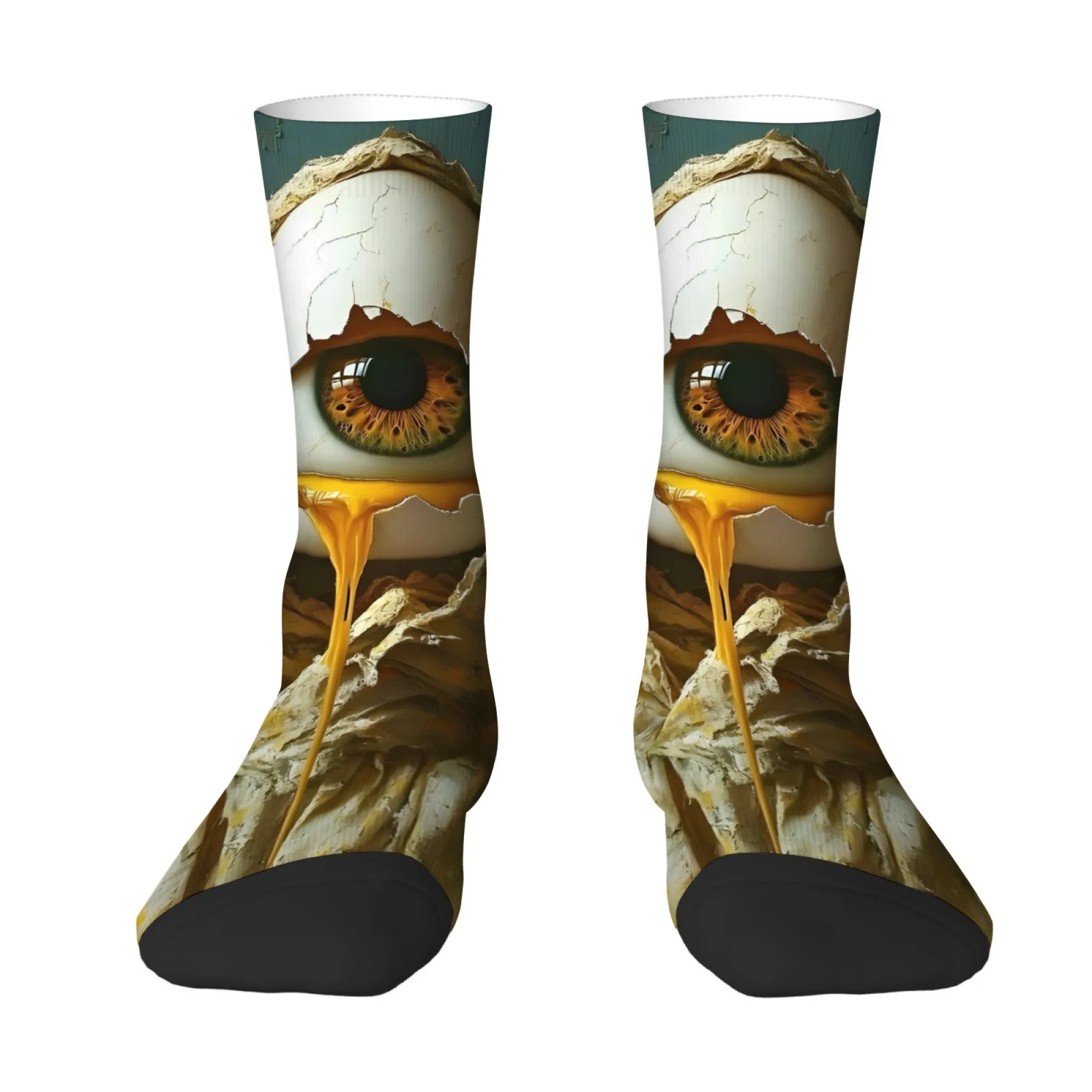 Surrealistic Egg Eye Socks Soft Skin Friendly Men's Socks Suitable Outdoor Sports Fitness Novel Quirky Trendy Compression Socks
Surrealistic Egg Eye Socks Soft Skin Friendly Men's Socks Suitable Outdoor Sports Fitness Novel Quirky Trendy Compression Socks