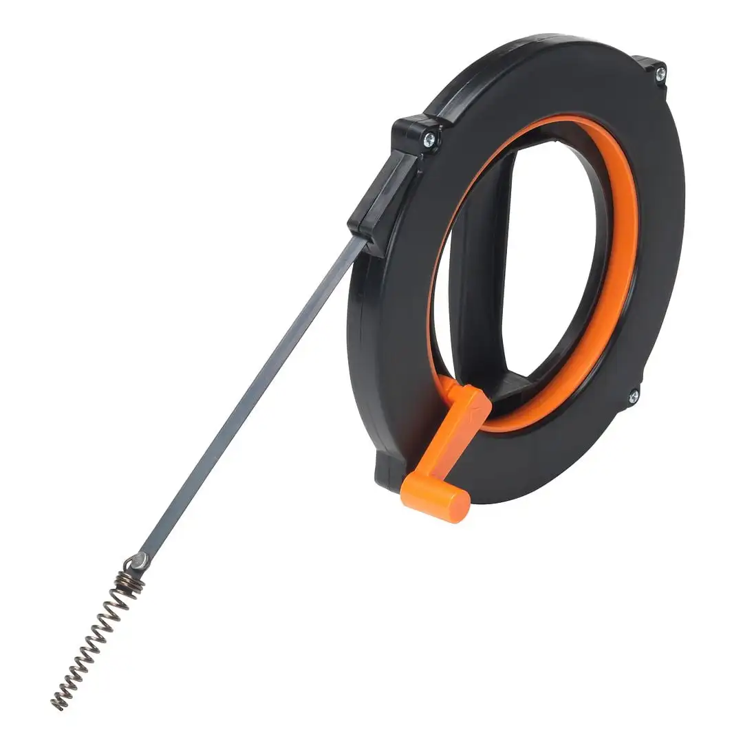 1/4 in. 20 ft. Sink Drain Cleaner with Storage Case, Adjustable, Comfort Grip, Compact
1/4 in. 20 ft. Sink Drain Cleaner with Storage Case, Adjustable, Comfort Grip, Compact