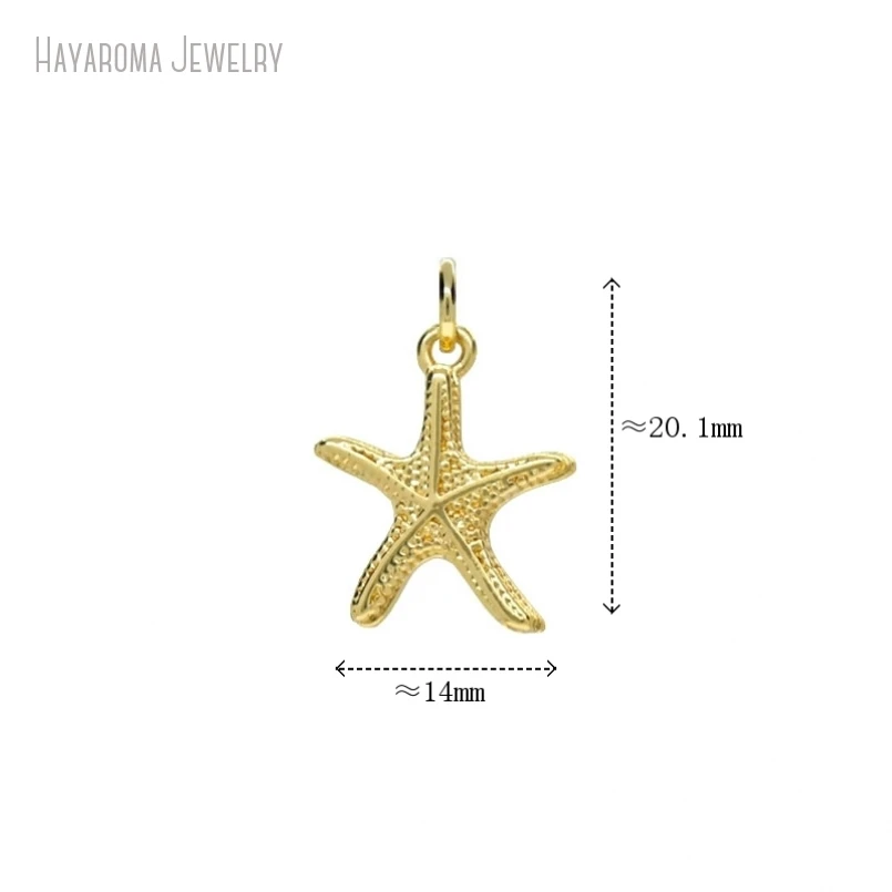 5Pcs Wholesale Copper Pendant Gold Color Metal Jewelry Nautical Starfish Shape Charms
5Pcs Wholesale Copper Pendant Gold Color Metal Jewelry Nautical Starfish Shape Charms