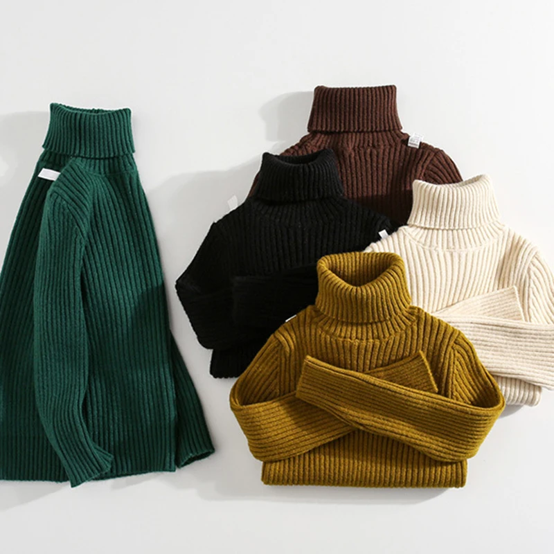 2025 New Autumn 1-7Yrs Baby Boys Girls Turtleneck Sweaters Kids Pullover Top Knitted Bottoming Sweaters Children Clothing
2025 New Autumn 1-7Yrs Baby Boys Girls Turtleneck Sweaters Kids Pullover Top Knitted Bottoming Sweaters Children Clothing