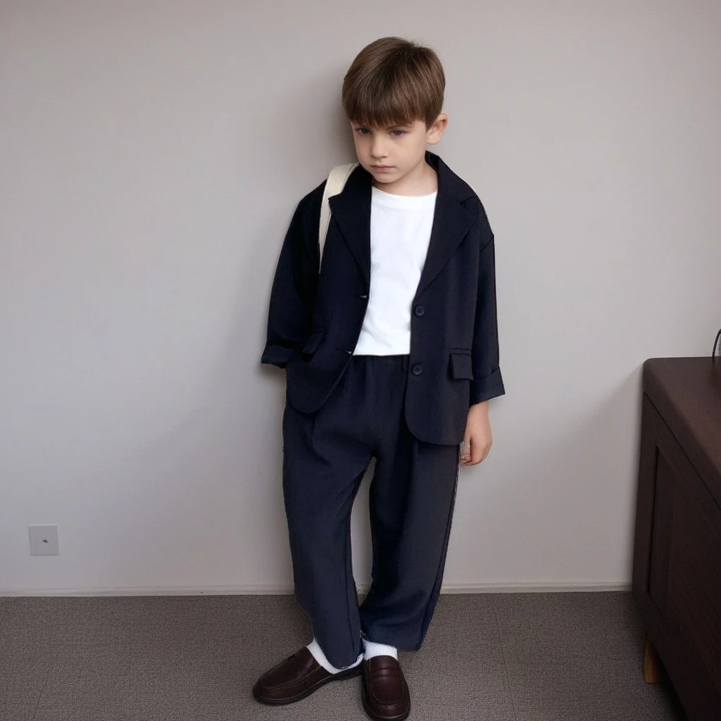 Kids' Casual Suit Stylish Blazer Pants 2-piece School Boys Host Performance Set Black Formal Wear Wedding Outfits for Children
Kids' Casual Suit Stylish Blazer Pants 2-piece School Boys Host Performance Set Black Formal Wear Wedding Outfits for Children