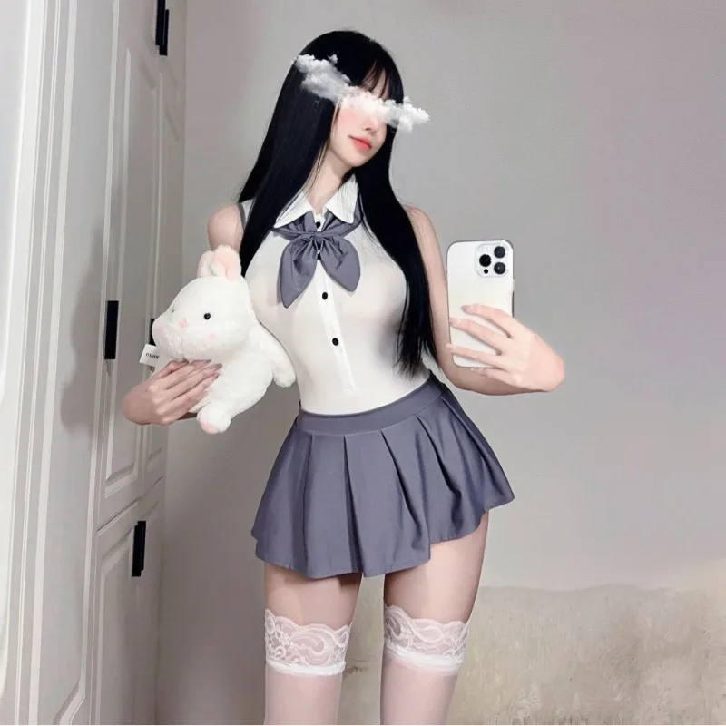 Сексуальное женское белье, школьная форма, костюмы для косплея, женский милый боди и мини-юбка, комплект порно, девушка-студентка, ролевые игры, аниме
Сексуальное женское белье, школьная форма, костюмы для косплея, женский милый боди и мини-юбка, комплект порно, девушка-студентка, ролевые игры, аниме