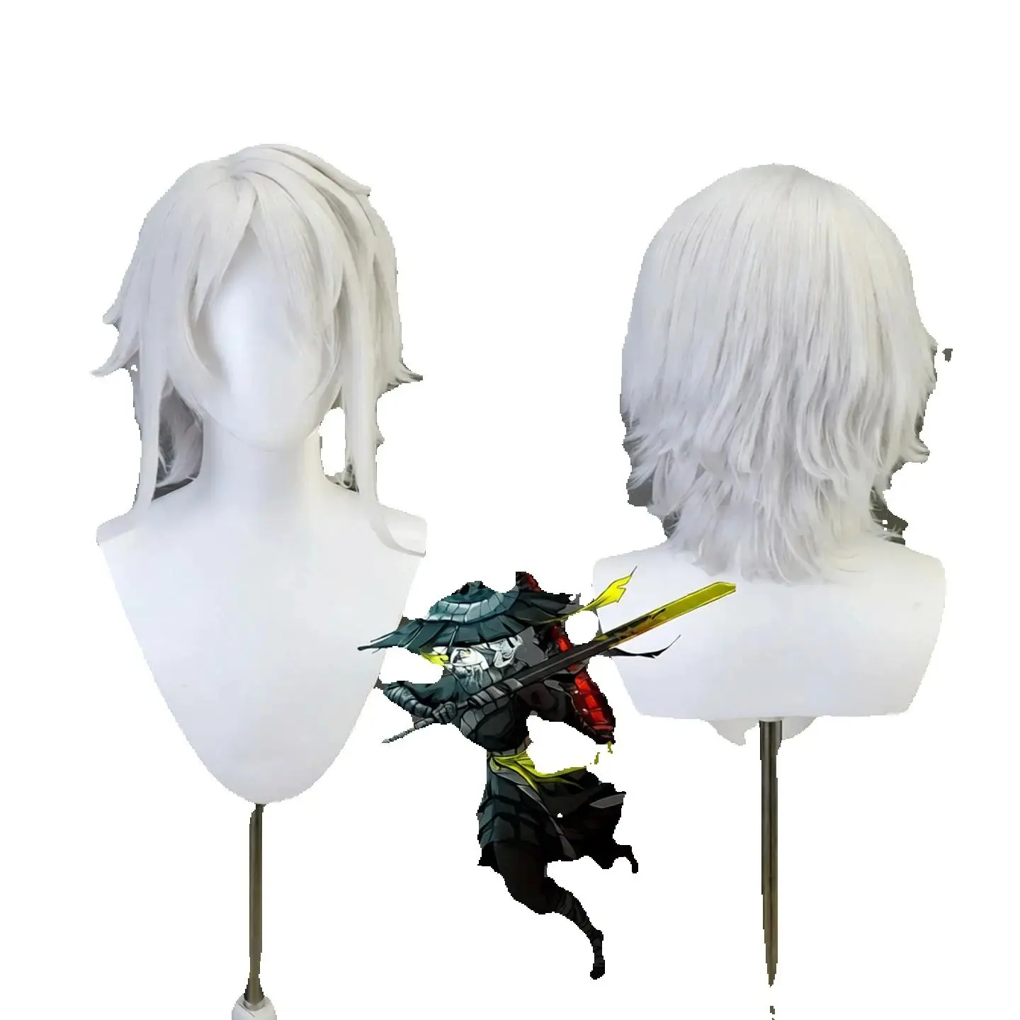 COSPLAY *Limbus Company* Black-Eidolon Maquei Chief Faust cosplay wig, pre-styled finished product.
COSPLAY *Limbus Company* Black-Eidolon Maquei Chief Faust cosplay wig, pre-styled finished product.