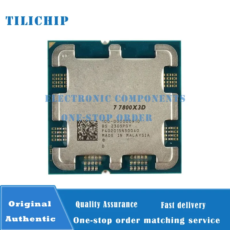 R7 7800x3d 5.0GHz 5.0 120W 8 Core 16 Thread DDR5 PCIe TDP AM5 Socket 5NM CPU processor
R7 7800x3d 5.0GHz 5.0 120W 8 Core 16 Thread DDR5 PCIe TDP AM5 Socket 5NM CPU processor