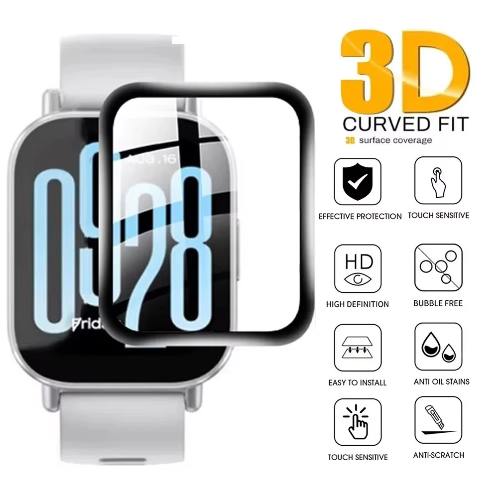 Пленка для Xiaomi Redmi Watch 5, активные аксессуары, защитная пленка для экрана HD, прозрачное мягкое стекло против царапин для Redmi Watch 4/3 active
Пленка для Xiaomi Redmi Watch 5, активные аксессуары, защитная пленка для экрана HD, прозрачное мягкое стекло против царапин для Redmi Watch 4/3 active