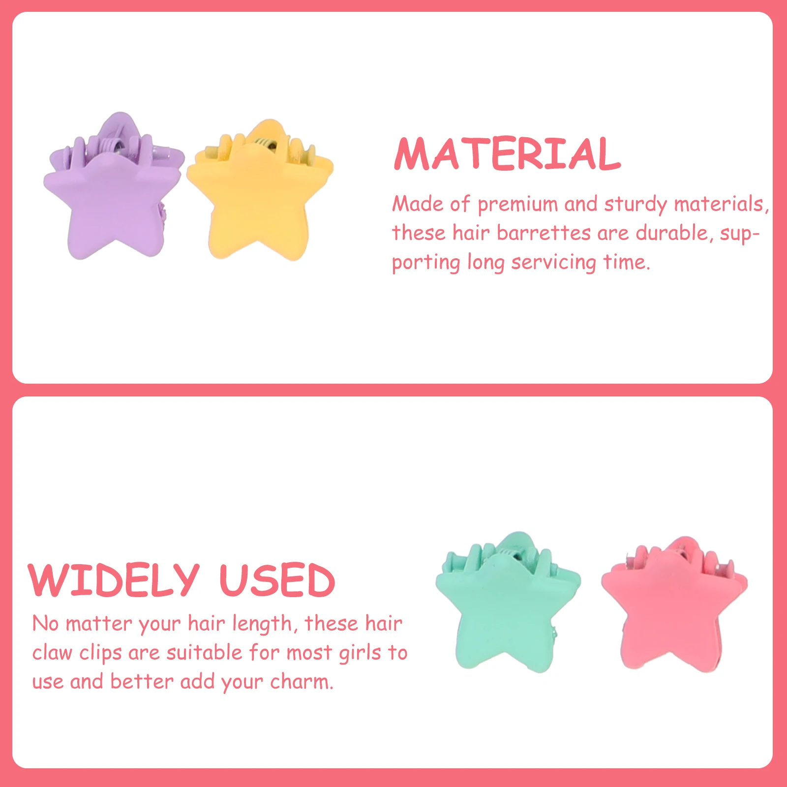 3 set 3 Sets Girls Hair Clips Acrylic Mini Hair Claw Clips Small Hair Barrettes for Birthday Wedding Photoshoot
3 set 3 Sets Girls Hair Clips Acrylic Mini Hair Claw Clips Small Hair Barrettes for Birthday Wedding Photoshoot
