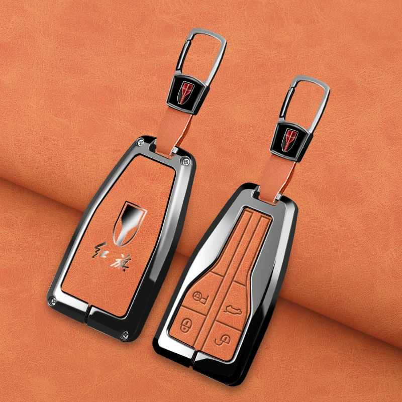 Zinc Alloy Car Key Cover Case Shell Holder Protector for Hongqi HS5 HS7 HS E HS9 Logo Keychain Bag Set Interior Accessories
Zinc Alloy Car Key Cover Case Shell Holder Protector for Hongqi HS5 HS7 HS E HS9 Logo Keychain Bag Set Interior Accessories
