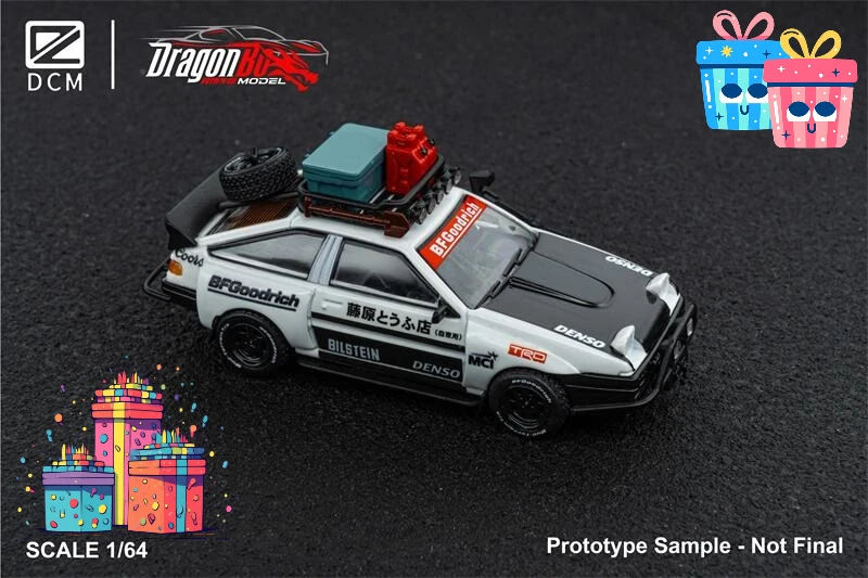 DCM &D.BoModel 1:64 AE86 Doomsday escape Fujiwara tofu White Limited500 Alloy Vehicle Collectible Car Model
DCM &D.BoModel 1:64 AE86 Doomsday escape Fujiwara tofu White Limited500 Alloy Vehicle Collectible Car Model