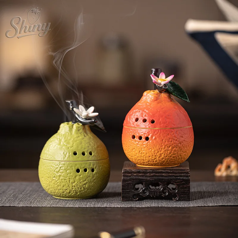 New Chinese Ceramic Fruit Pear Incense Burner Home Indoor Incense Burner Ornaments Desk Decoration
New Chinese Ceramic Fruit Pear Incense Burner Home Indoor Incense Burner Ornaments Desk Decoration