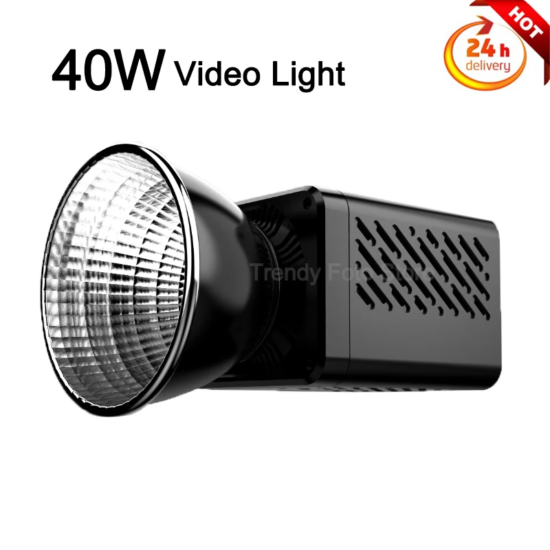 40W COB Video Light 2500K-6500K Professional Photography Lighting Portable Pocket Light Bowens Mount for Video Shooting
40W COB Video Light 2500K-6500K Professional Photography Lighting Portable Pocket Light Bowens Mount for Video Shooting