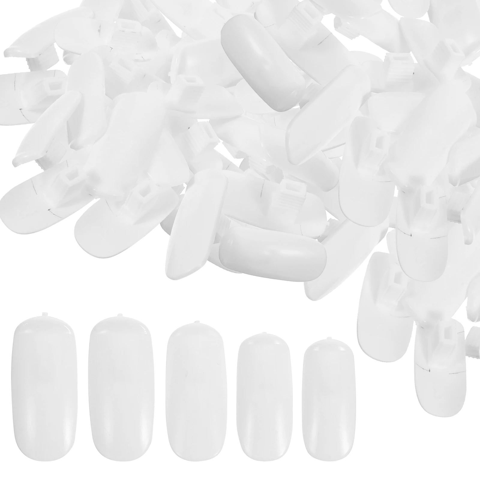 100 pcs Mechanical Nail Plate Practice Tips Fake Nails Sample White Color Nail Accessories Smooth Surface Long Lasting Use
100 pcs Mechanical Nail Plate Practice Tips Fake Nails Sample White Color Nail Accessories Smooth Surface Long Lasting Use