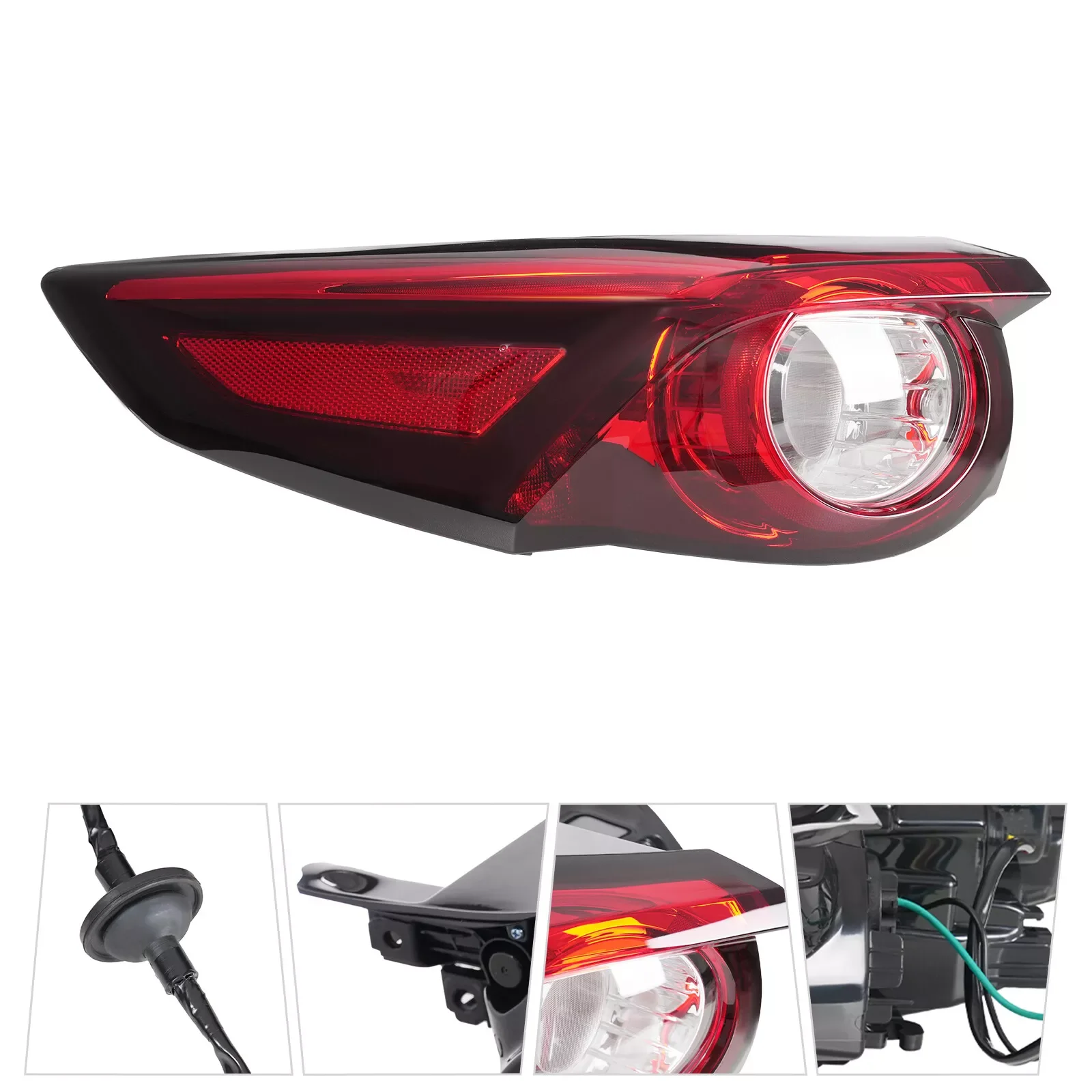 Left Tail Light TK49-51-150B For 2016 2017 2018 2019-2023 Mazda CX-9 LED Tail Lamp with Halogen Turn Signal
Left Tail Light TK49-51-150B For 2016 2017 2018 2019-2023 Mazda CX-9 LED Tail Lamp with Halogen Turn Signal