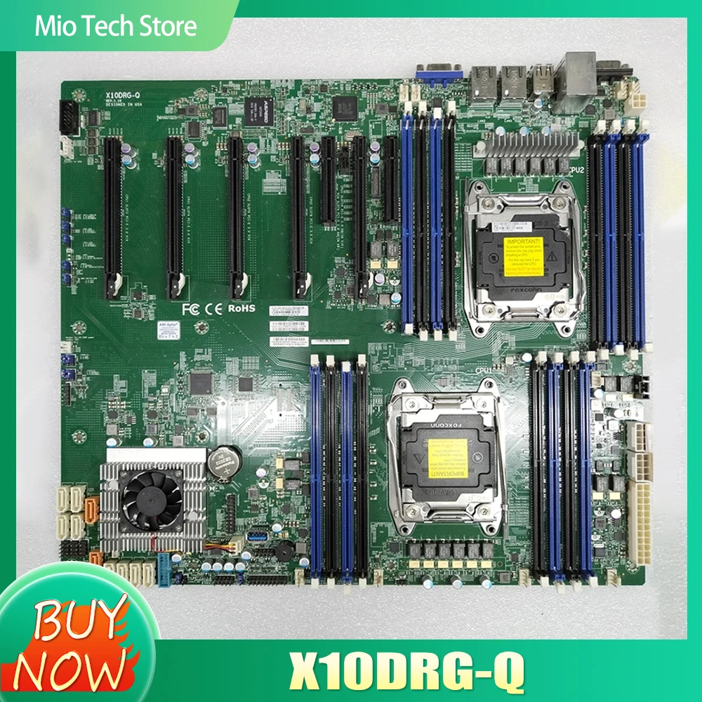 X10DRG-Q для серверной материнской платы Supermicro LGA 2011, поддерживает процессор Xeon E5-2600 V4/V3
X10DRG-Q для серверной материнской платы Supermicro LGA 2011, поддерживает процессор Xeon E5-2600 V4/V3
