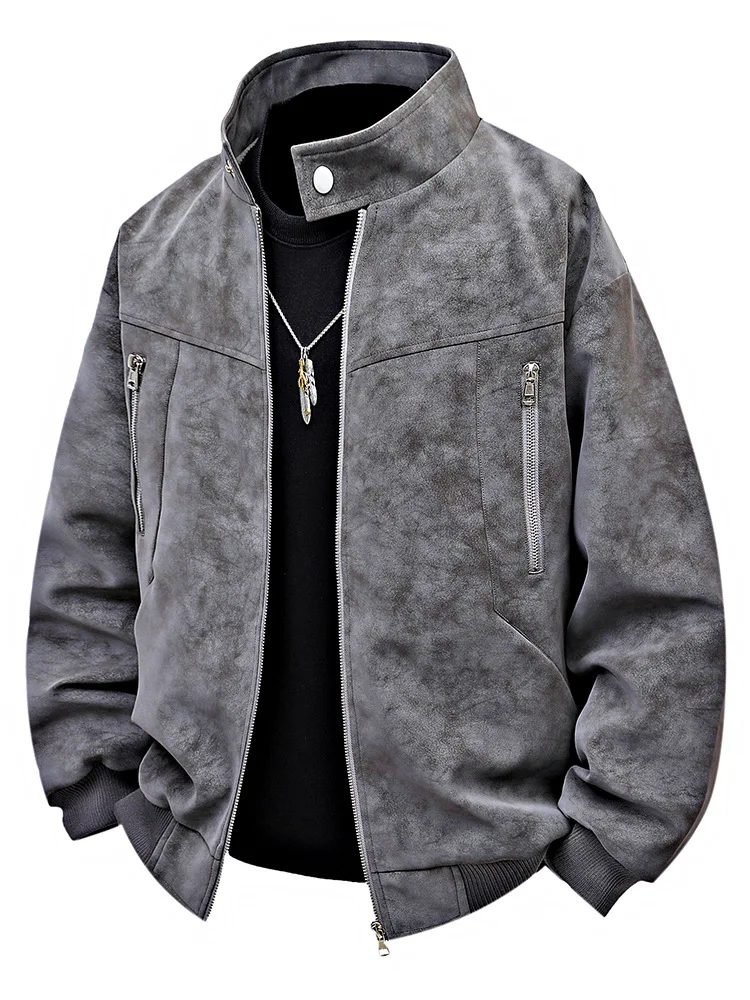 Spring and autumn men's casual lapel jacket men's new American retro brand loose handsome wear-resistant windproof jacket 8XL
Spring and autumn men's casual lapel jacket men's new American retro brand loose handsome wear-resistant windproof jacket 8XL