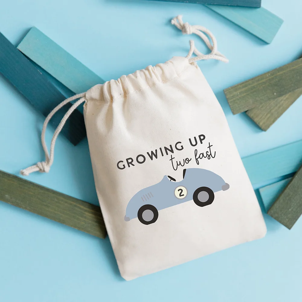 4Pcs Growing Up Two Fast Race Car Drawstring Gift Bag Children's Second Birthday Party Welcome Gift Souvenir Kids Snack Toy Bags
4Pcs Growing Up Two Fast Race Car Drawstring Gift Bag Children's Second Birthday Party Welcome Gift Souvenir Kids Snack Toy Bags