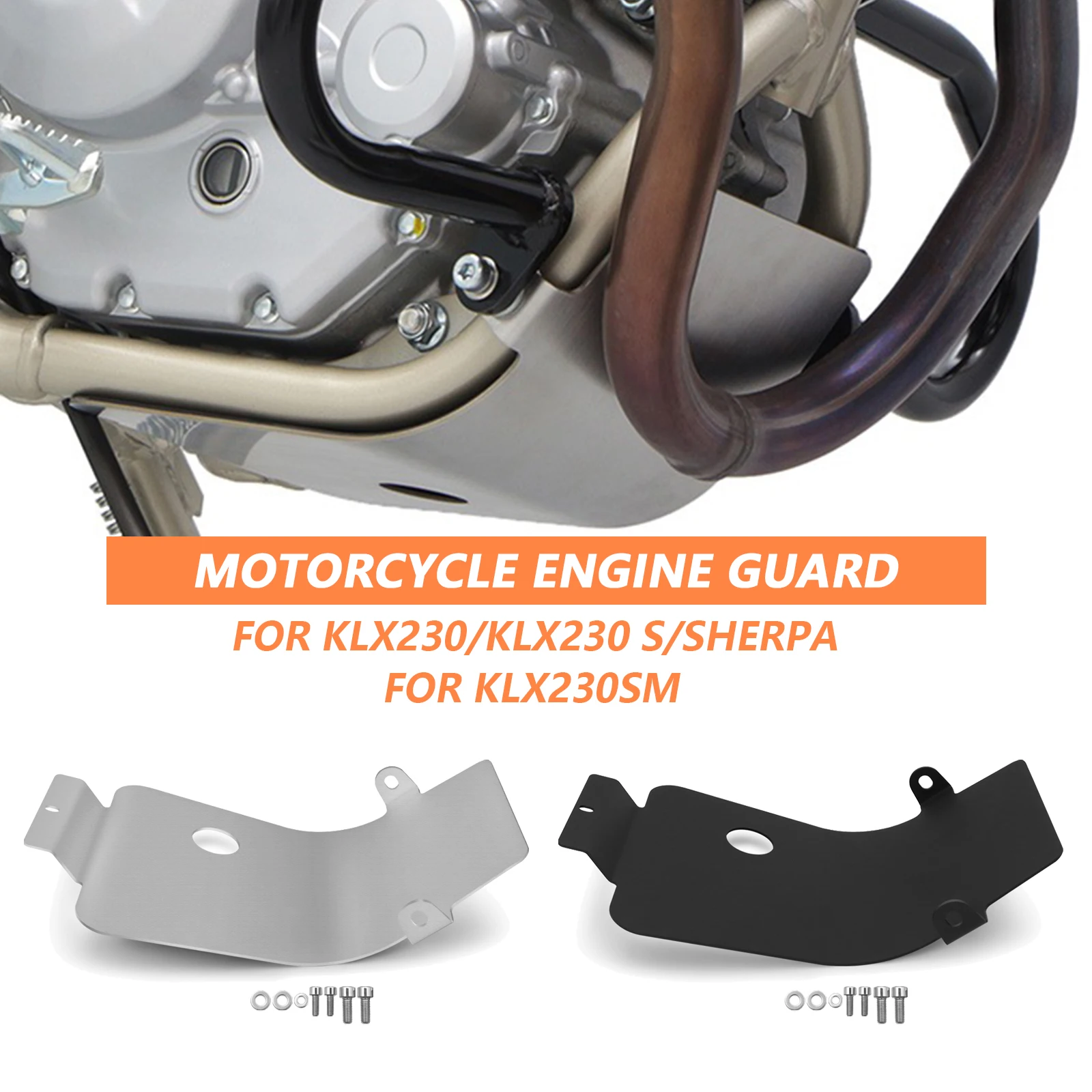 For KLX230 S KLX230SM 2024 2025 Motorcycle Accessories KLX230 SHERPA Engine Chassis Protection cover Guard Bottom Skid Plate
For KLX230 S KLX230SM 2024 2025 Motorcycle Accessories KLX230 SHERPA Engine Chassis Protection cover Guard Bottom Skid Plate