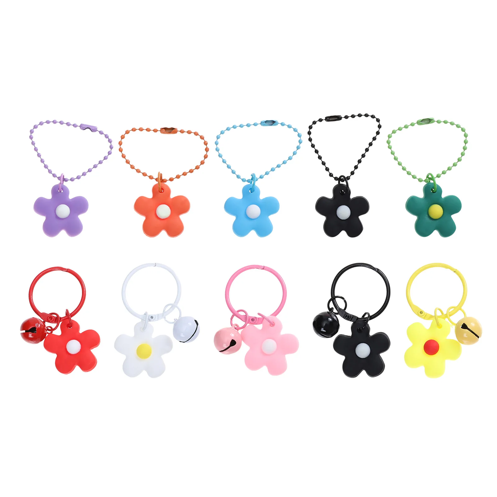 10pcs Little Flower Keychains Soft Rubber Metal Aesthetic Key Rings Cute Girls Women Key Hanging Ornaments Gifts
10pcs Little Flower Keychains Soft Rubber Metal Aesthetic Key Rings Cute Girls Women Key Hanging Ornaments Gifts