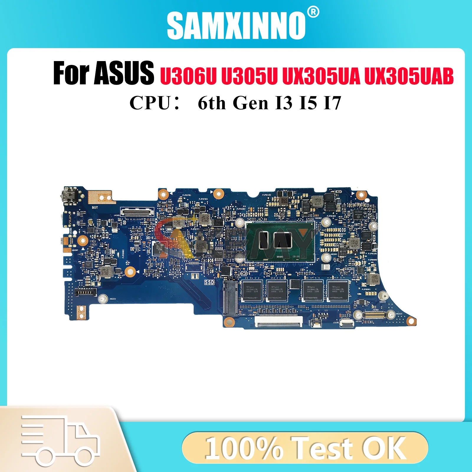 UX305UAB Laptop Motherboard For ASUS ZenBook U306U UX305UA U305U UX305U UX305UAB Mainboard With I3 I5 I7 CPU 100% tests OK stk
UX305UAB Laptop Motherboard For ASUS ZenBook U306U UX305UA U305U UX305U UX305UAB Mainboard With I3 I5 I7 CPU 100% tests OK stk