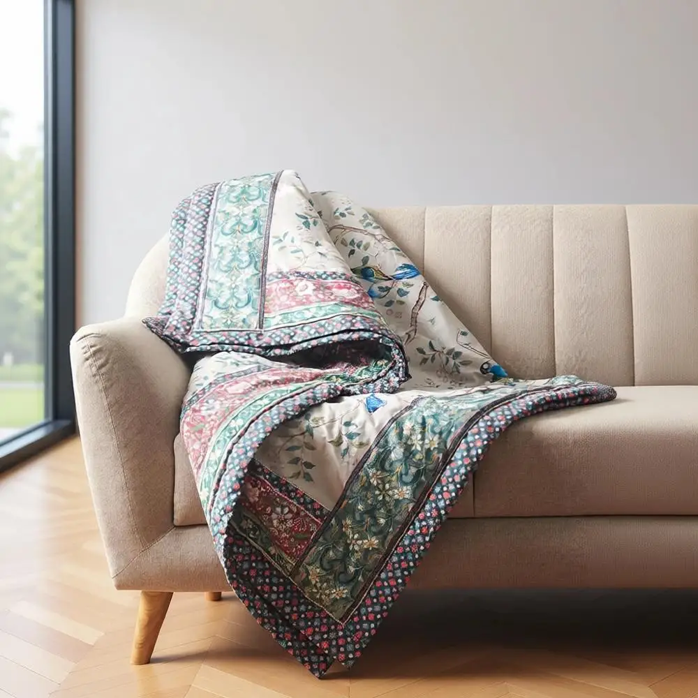 Lightweight Breathable Cotton Throw Blanket - Perfect for Couch, Bed, Travel - Unisex (60 X 80)
Lightweight Breathable Cotton Throw Blanket - Perfect for Couch, Bed, Travel - Unisex (60 X 80)