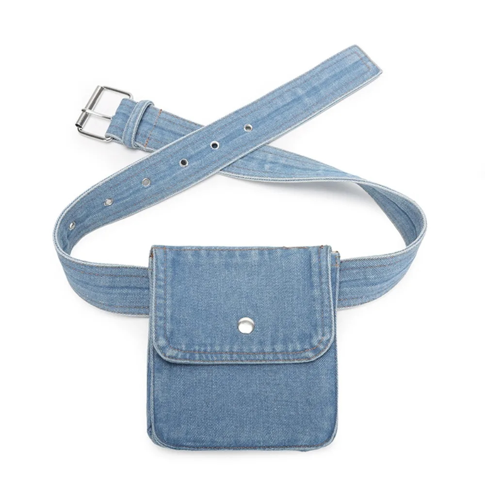 Portable Multifunctional Denim Belt Waist Bag Korean Style Portable Denim Crossbody Bag Pouch Lightweight Fanny Pack Cummerbund
Portable Multifunctional Denim Belt Waist Bag Korean Style Portable Denim Crossbody Bag Pouch Lightweight Fanny Pack Cummerbund