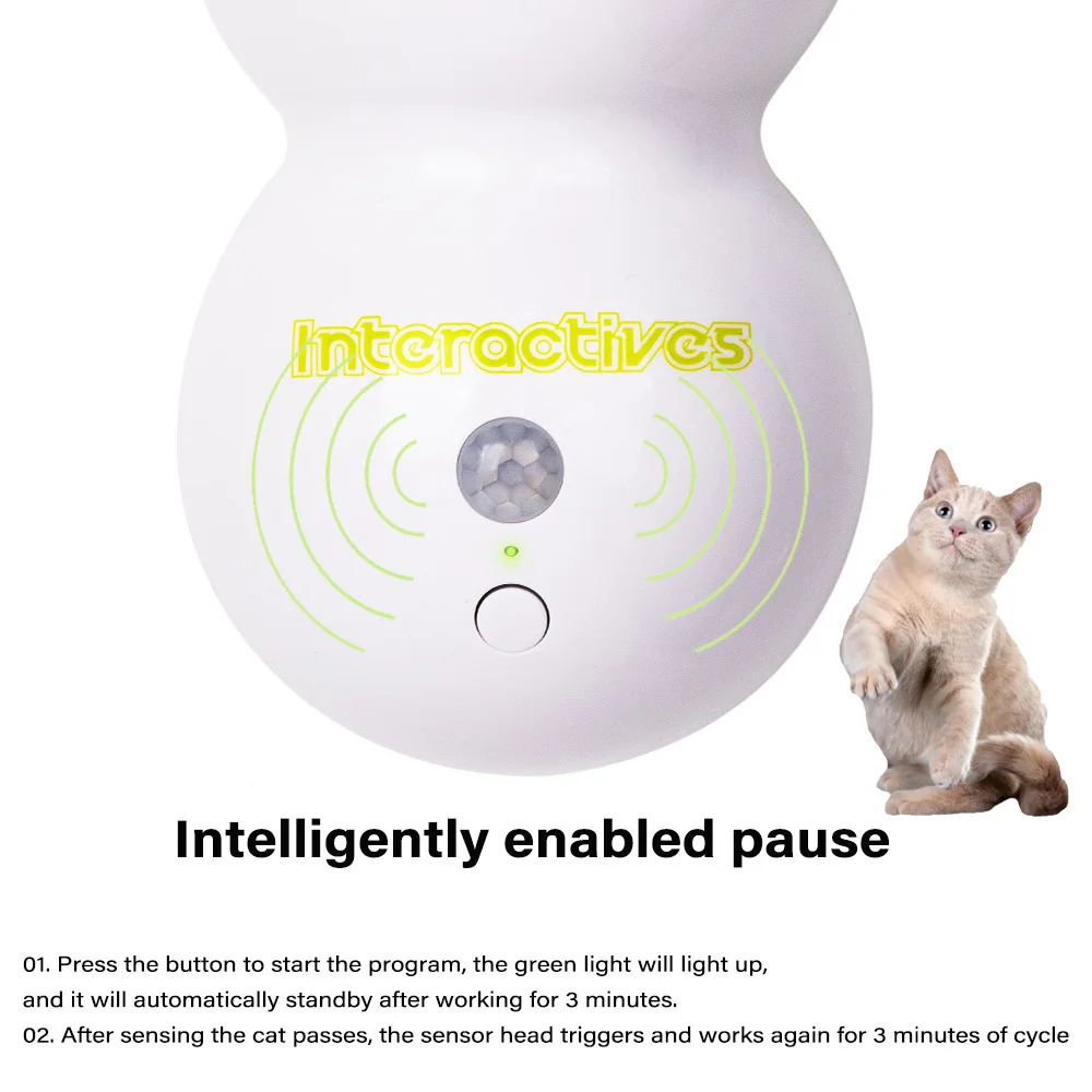 Pet Cat Electric Caterpillar Teasing Stick Toy Automatic Swing Mobile Wake-up Intelligent Sensing Cat Fun Pet Relaxation Toy
Pet Cat Electric Caterpillar Teasing Stick Toy Automatic Swing Mobile Wake-up Intelligent Sensing Cat Fun Pet Relaxation Toy