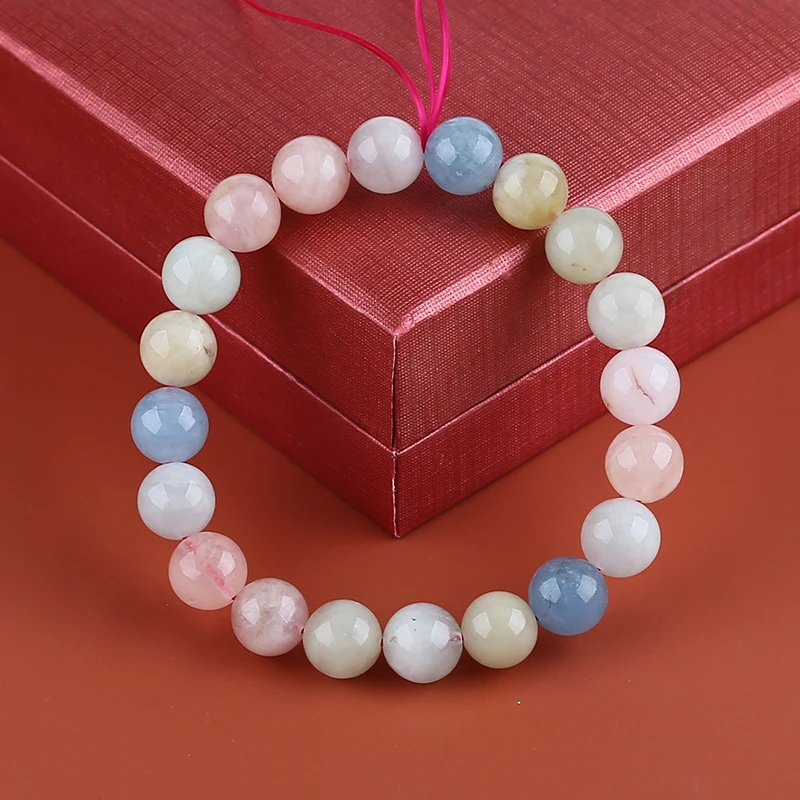 Natural Stone Morganite Beautiful Beads Fashion Jewelry Bracelet 10mm 20cm 25g
Natural Stone Morganite Beautiful Beads Fashion Jewelry Bracelet 10mm 20cm 25g
