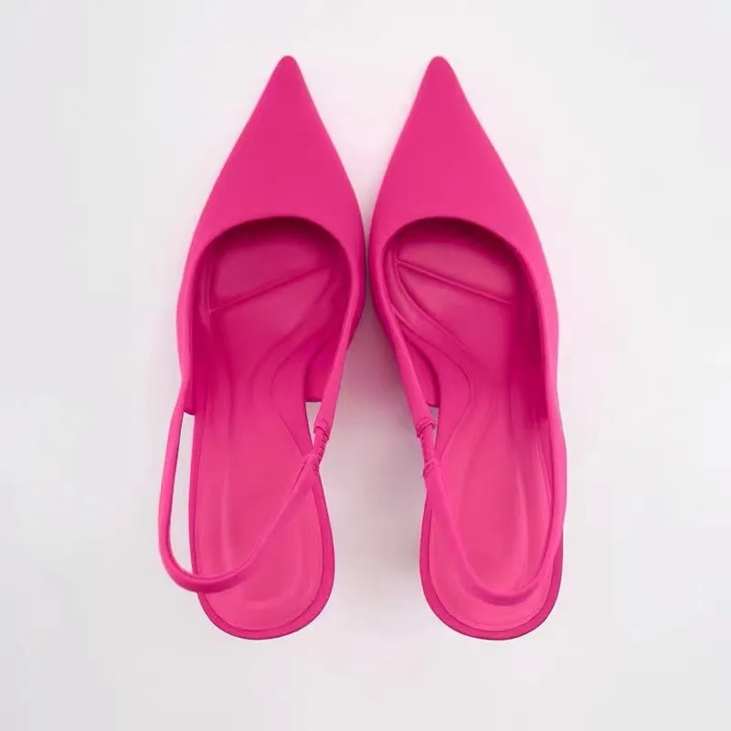 Women's Shoes 2023 New Rose Red High-Heeled Temperament High-Heeled Muller Shoes Baotou Shallow Casual Stiletto Sandals
Women's Shoes 2023 New Rose Red High-Heeled Temperament High-Heeled Muller Shoes Baotou Shallow Casual Stiletto Sandals
