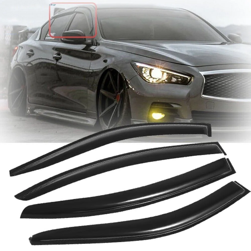 For Infiniti Q50 2014-2024 4Pcs Side Window Visor Vent Sun Rain Guards
For Infiniti Q50 2014-2024 4Pcs Side Window Visor Vent Sun Rain Guards