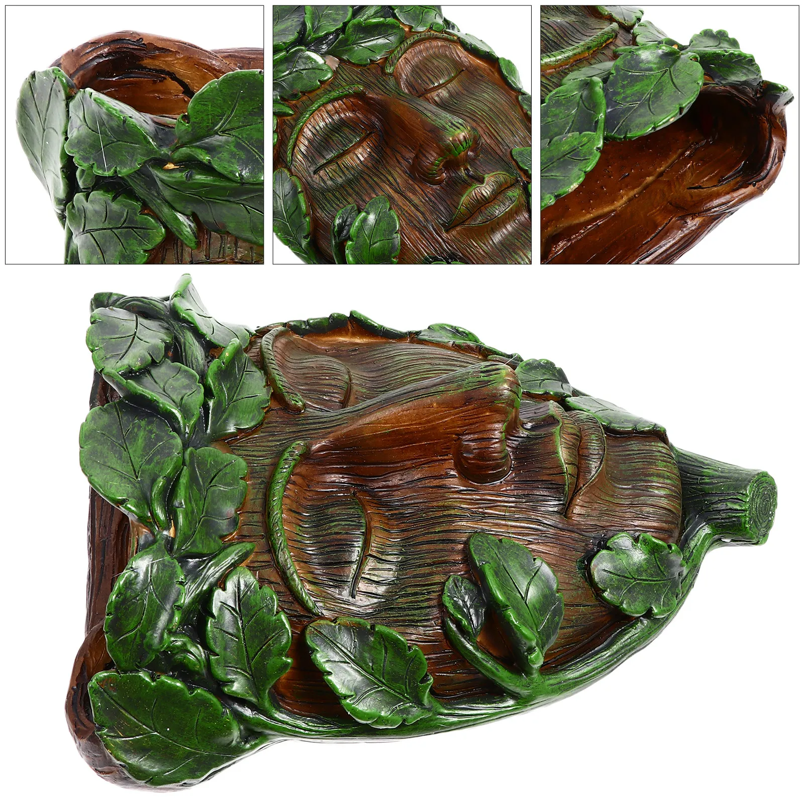 Resin Tree Face Bird Feeder Weather Resistant Outdoor Garden Decoration Yard Wild Bird Feeder Ornamental Sculpture
Resin Tree Face Bird Feeder Weather Resistant Outdoor Garden Decoration Yard Wild Bird Feeder Ornamental Sculpture