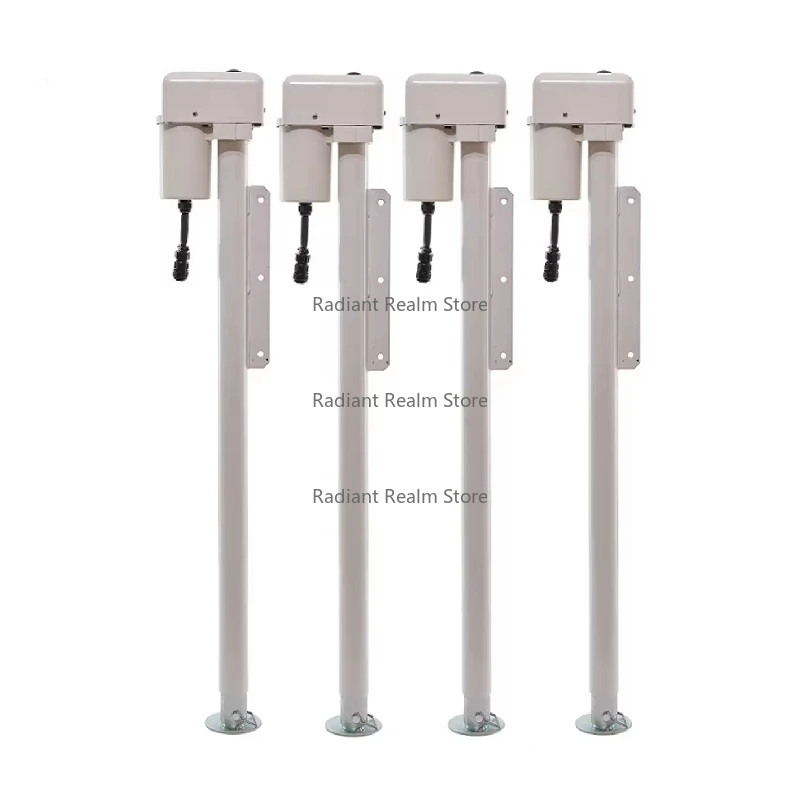 Electric Caravan RV Truck Stabilizer Lifting Jacks Camper Rolling Leveling Jacks With Controller Remote