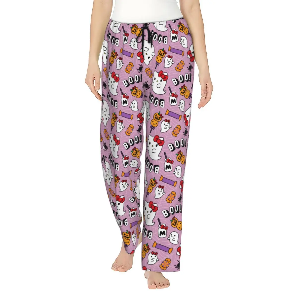 Hellos Kittys Halloween Women Loungewear pants Stretch Ghost Cartoon Pajama Pants Dorm Pajama Bottoms
Hellos Kittys Halloween Women Loungewear pants Stretch Ghost Cartoon Pajama Pants Dorm Pajama Bottoms