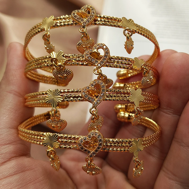 Stunning Dubai African Gold Color Bangles For Women - Wholesale Copper Bracelets
Stunning Dubai African Gold Color Bangles For Women - Wholesale Copper Bracelets