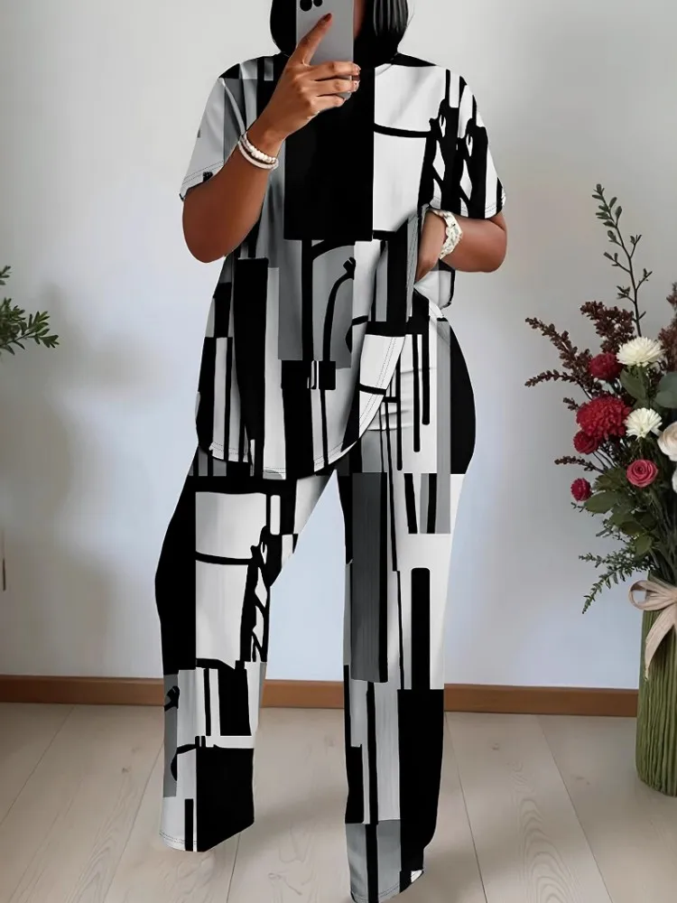 2 Piece Women Sets 2025 New Arrival Plus Size Summer Autumn Matching Sets Top And Pants Suits Oversized Outfits Clothing
2 Piece Women Sets 2025 New Arrival Plus Size Summer Autumn Matching Sets Top And Pants Suits Oversized Outfits Clothing