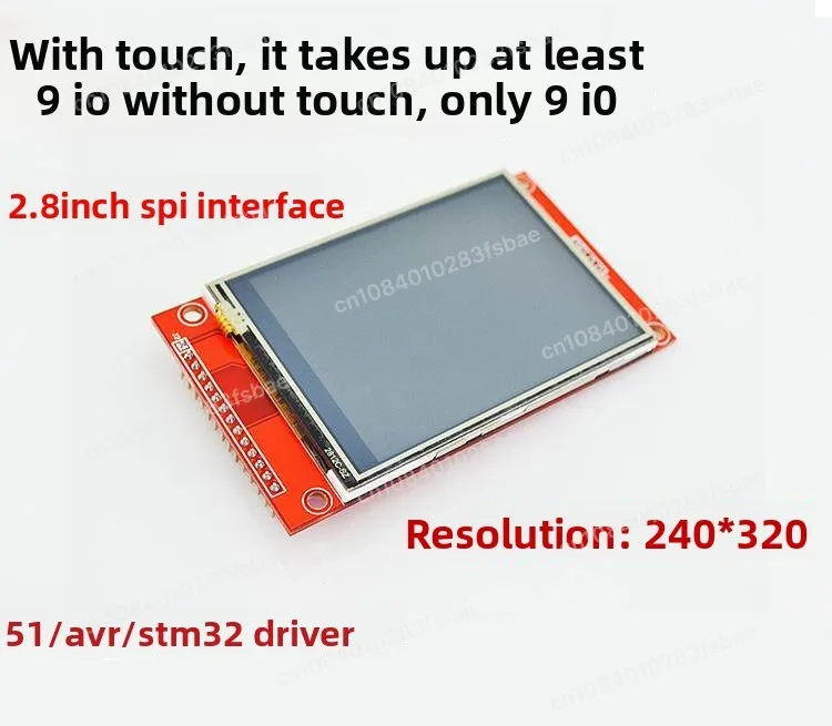 2,8-дюймовый SPI LCD-модуль 240 * 320 TFT на базе ILI9341, требующий менее 4 IO-портов.
2,8-дюймовый SPI LCD-модуль 240 * 320 TFT на базе ILI9341, требующий менее 4 IO-портов.