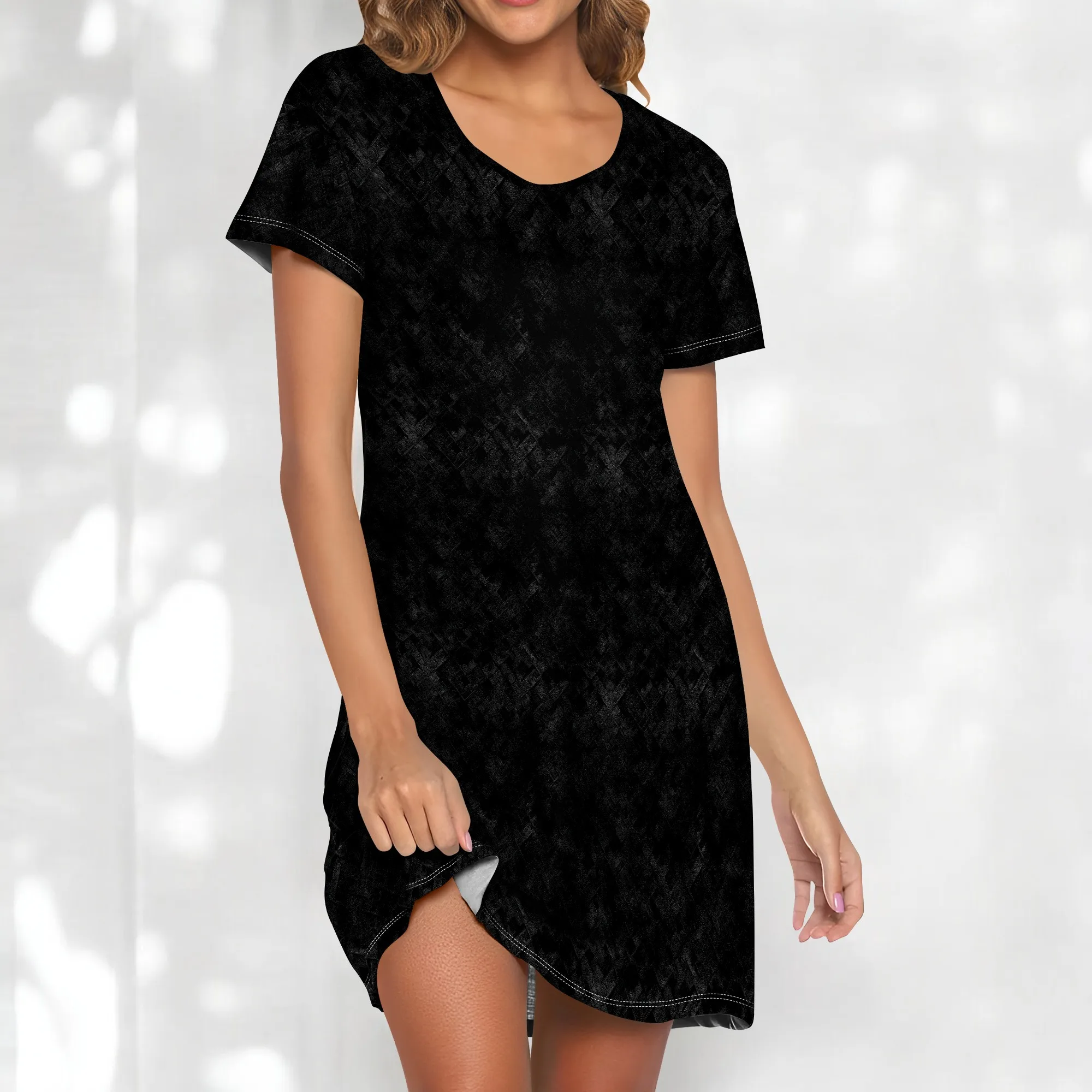 Black Marbled Texture T-Shirt Dress S-3XL – Sleek, Subtle, and Effortlessly Stylish
Black Marbled Texture T-Shirt Dress S-3XL – Sleek, Subtle, and Effortlessly Stylish