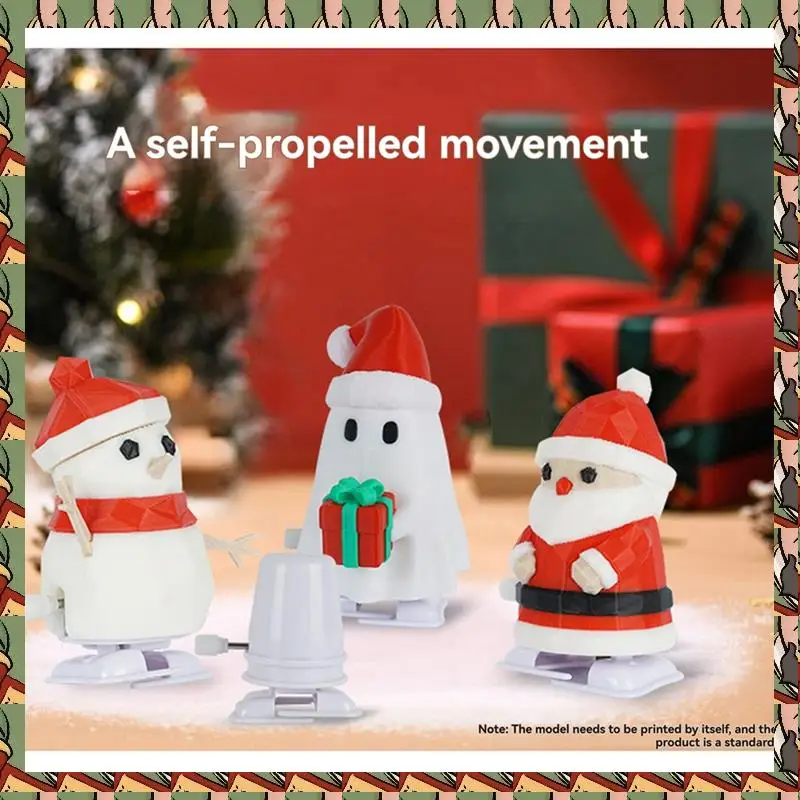 ATM2 6Pcs Clockwork Legged Robot Christmas Clockwork Self-Propelled Movement Educational 3D Printed Accessories
ATM2 6Pcs Clockwork Legged Robot Christmas Clockwork Self-Propelled Movement Educational 3D Printed Accessories